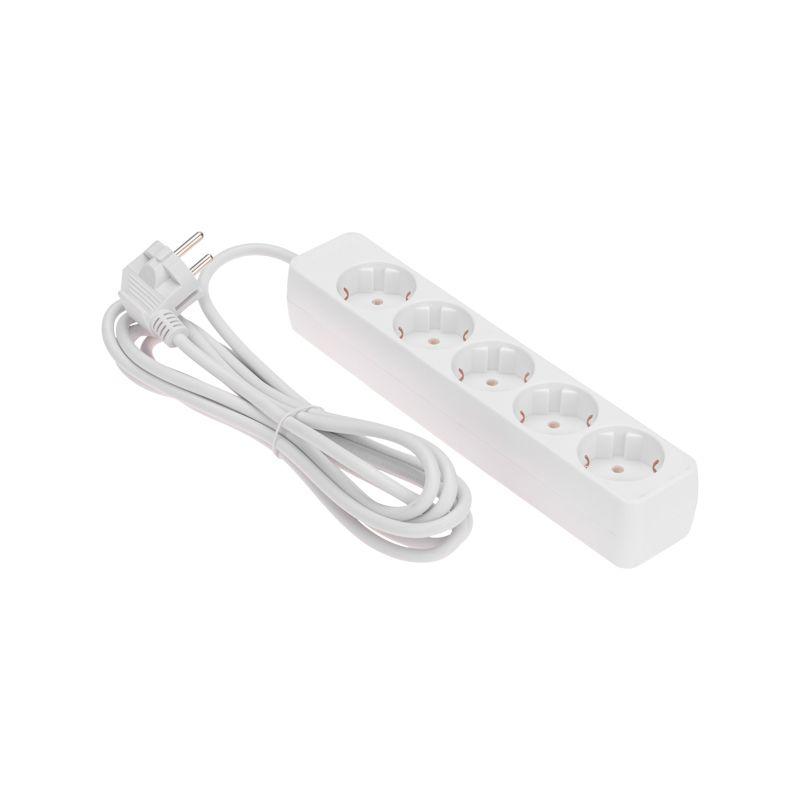 Удлинитель 5х3м с заземл. 3х0.75 бел. PROCONNECT 13-4212