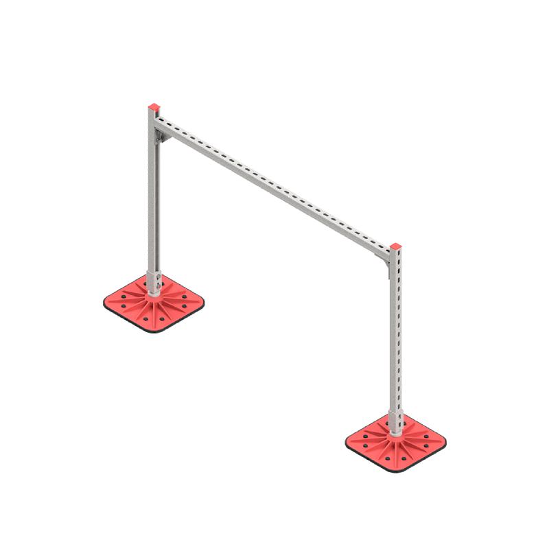 Конструкция опорная для горизонт. прямоугол. воздуховодов и метал. лотков кабеленесущих систем TECHNORAPTOR FOOT 1500х1000 KM-TR-F-SSHRAD-1500-1000 КМ TR0089