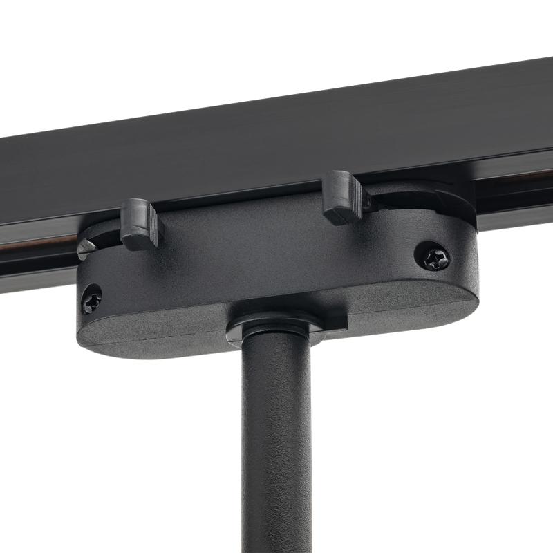 Светильник трековый ARTLINE поворотный 85х85х70мм GX53 230В алюм./пластик. 4кв.м черн. Ritter 59862 0