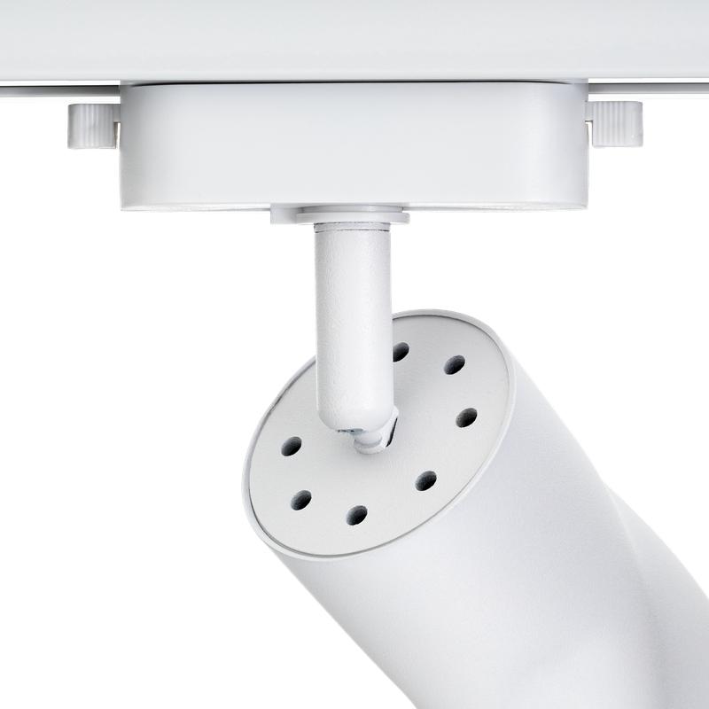 Светильник трековый поворотный ARTLINE 55х55х200 GU10 230В алюм. 2.6кв.м бел Ritter 59931 3