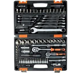 Набор инструментов АВТО 1/2дюйм 1/4дюйм CrV в кейсе 82 предмета Вихрь 73/6/7/6