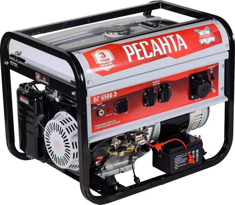 Электрогенератор БГ 6500 Э Ресанта 64/1/46