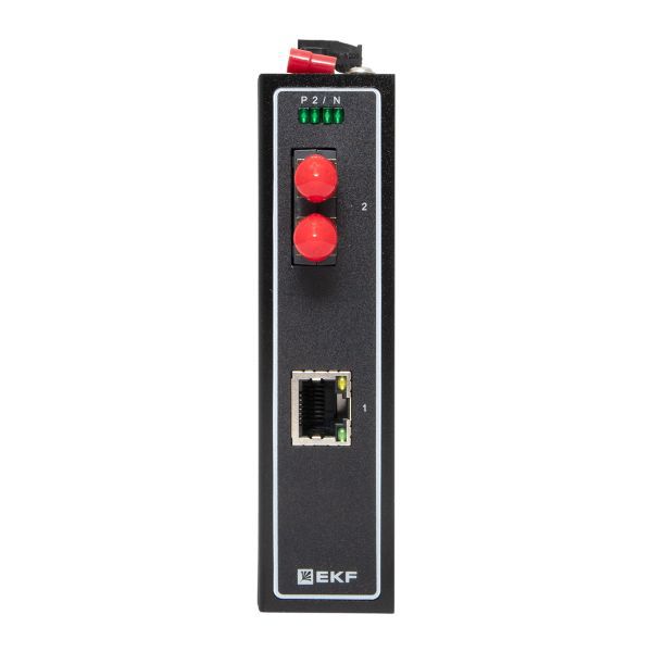 Медиаконвертер 10/100/1000Base-TX в 1000Base-X разъем ST двойн. одномодовое оптоволокно 1310нм TSX EKF TSX-MC-1GX1GT-ST