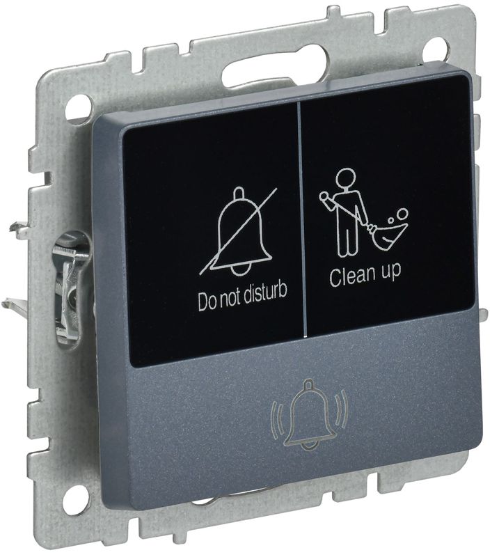 Кнопка звонка BRITE 10А ВС10-1-9-БрМ для отелей с индик. механизм маренго IEK BR-V14-2-10-K35