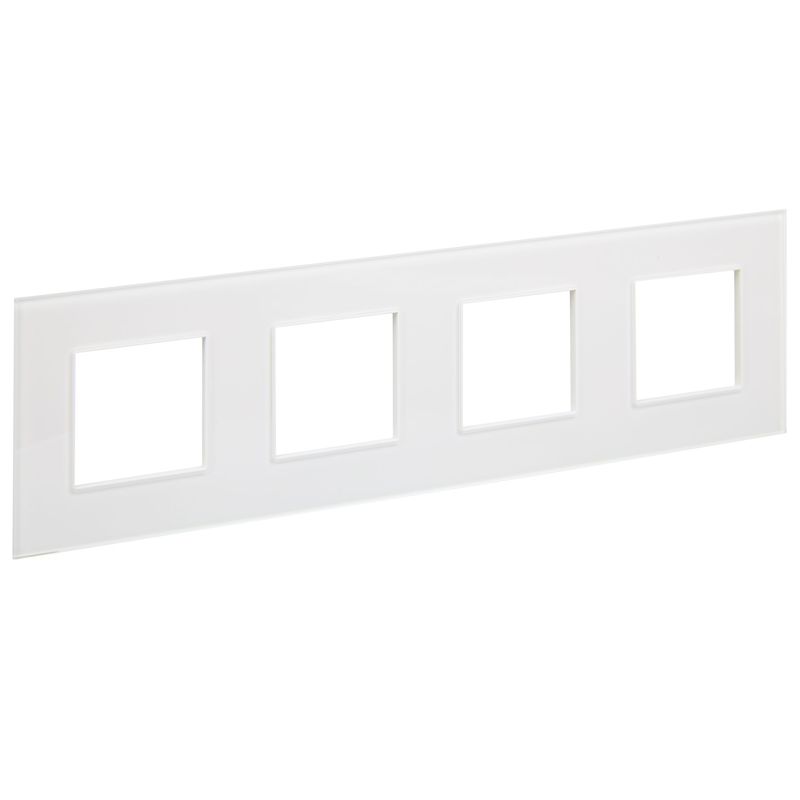 Рамка 4-м SKANDY SK-F24W стекло арктич. бел. IEK SK-M42-G-K01