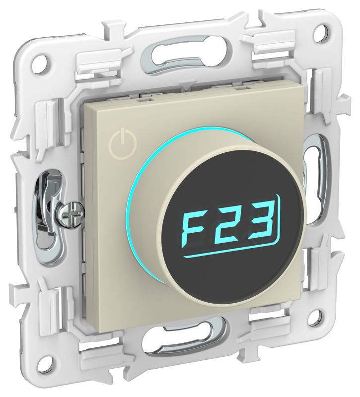 Термостат электронный SKANDY SK-T01B с индикацией беж. IEK SK-RT11-K10