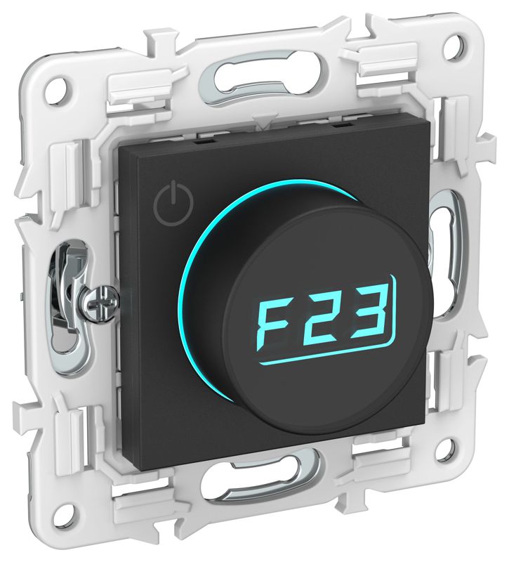 Термостат электронный SKANDY SK-T01Bl с индикацией черн. IEK SK-RT11-K02