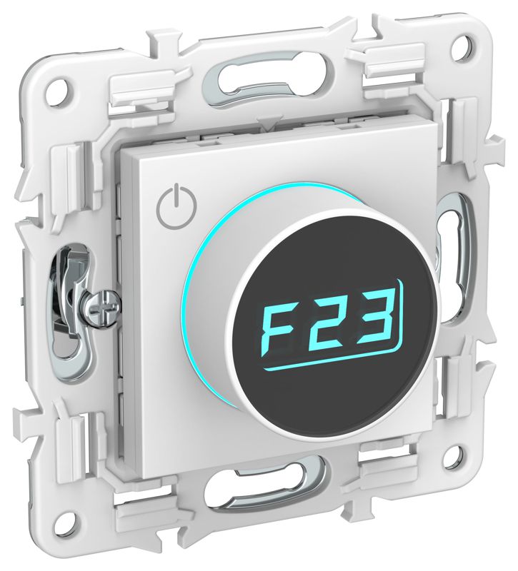 Термостат электронный SKANDY SK-T01W с индикацией арктич. бел. IEK SK-RT11-K01