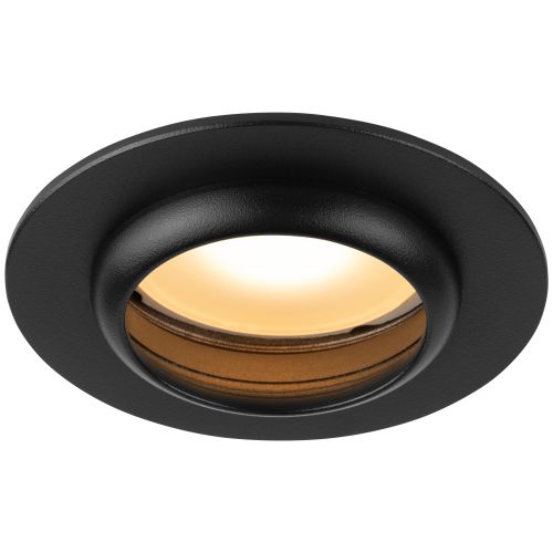 Светильник KL109 MR16 GU5.3 встраив. алюм. BK черн. матов. ЭРА Б0061826