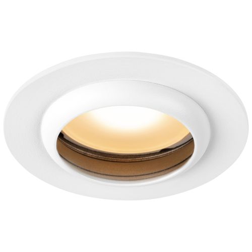 Светильник KL109 MR16 GU5.3 встраив. алюм. WH/SL бел./серебро матов. ЭРА Б0061829