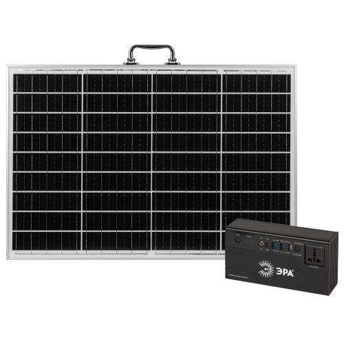 Электростанция портативная солнечная 200Вт 32400мАч Li-ion солнечная панель 50Вт ERAZS-01 (комплект) ЭРА Б0062853
