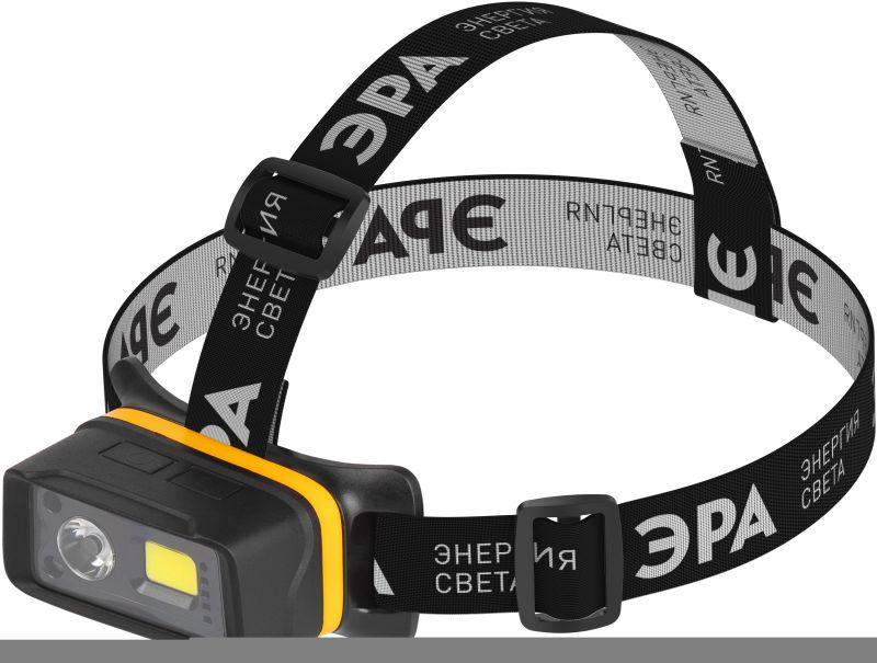 Фонарь налобный аккумуляторный светодиодный Рабочие Практик GA-811 5Вт ЭРА Б0061563