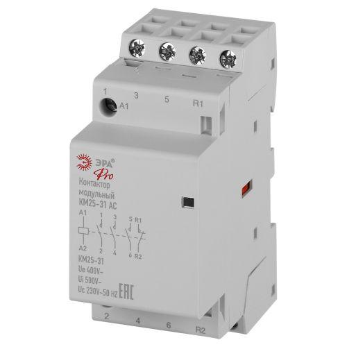 Контактор модульный КМ25-31 АС PRO NO-902-331 ЭРА Б0062319