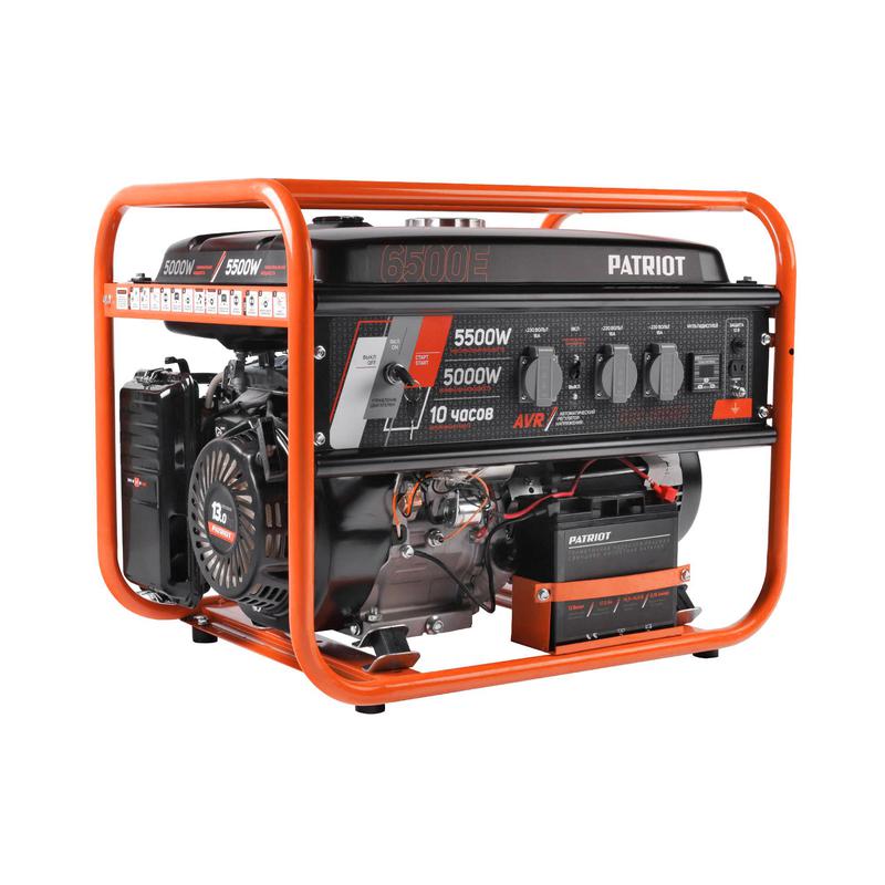 Бензогенератор GRS 6500E PATRIOT 476102271