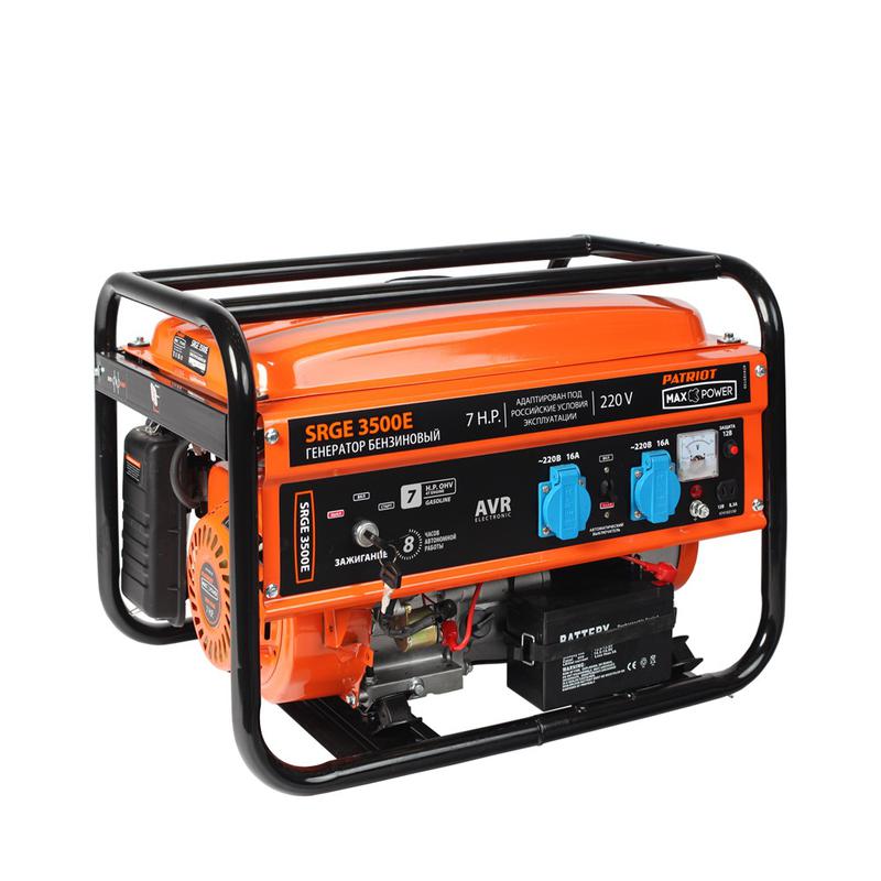 Бензогенератор Max Power SRGE 3500E PATRIOT 474103150
