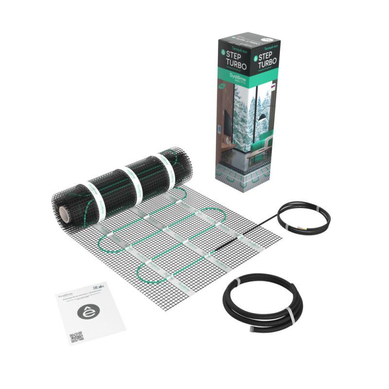 Комплект "Теплый пол" (мат) Step Turbo STM200040 200Вт/кв.м 800Вт 4кв.м SE STM200040