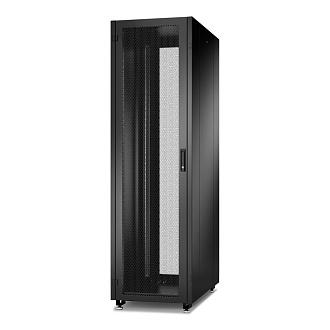 Шкаф Racknet N2000 42U 600 1000 передн. дверь одностворчат. перфорир; задн. дверь двустворчат. перфорир. черн. Eurolan 60F-42-6A-24BL