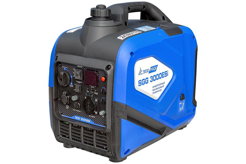 Генератор/электростанция/бензогенератор инверторный SGG 3000ESi запуск с кнопки ГК ТСС 060058