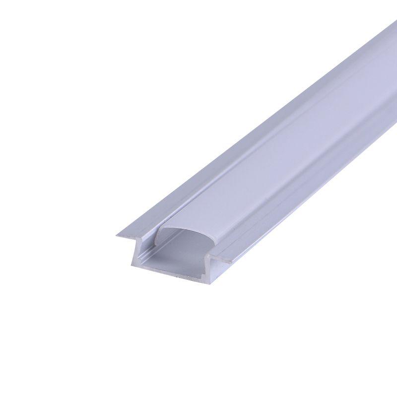 Комплект врезного алюм. профиля с рассеив. 22х6мм 2м Rexant 146-405