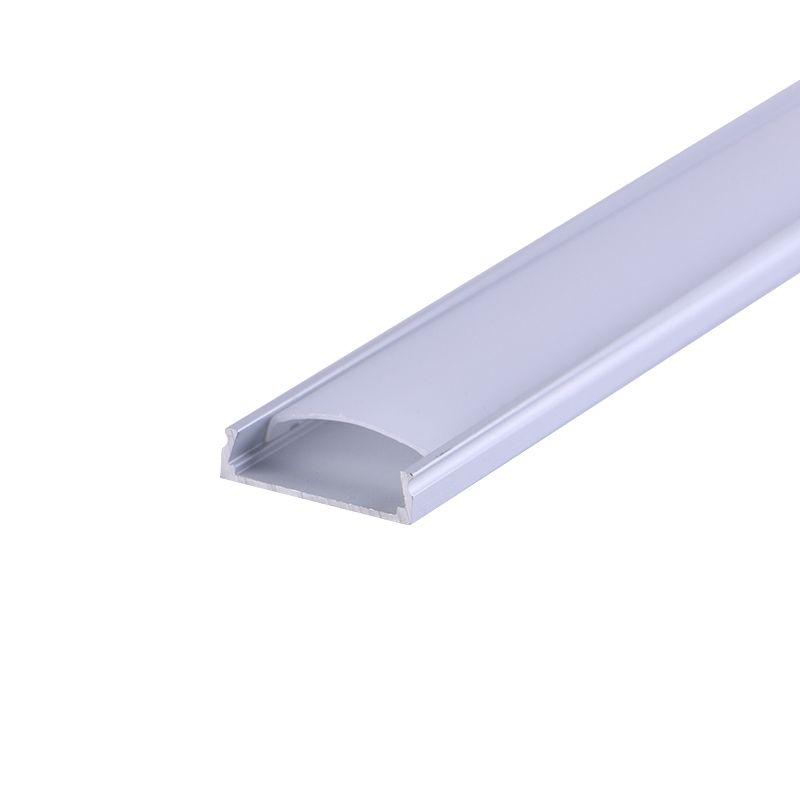 Комплект врезного алюм. профиля с рассеив. 24х6мм 2м Rexant 146-403