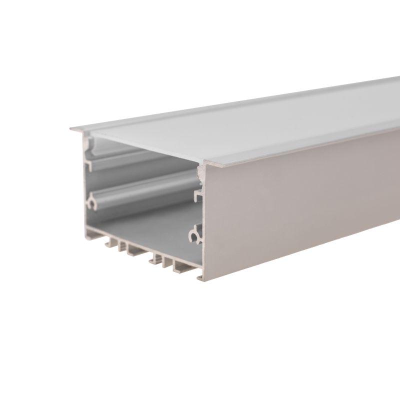 Комплект врезного алюм. профиля с рассеив. 62х32мм 2м Rexant 146-404