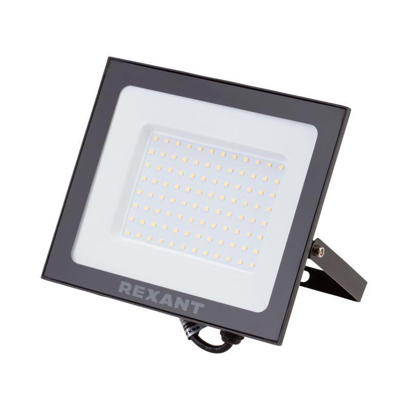 Прожектор светодиодный СДО 70Вт 6500К холод. бел. 5600лм черн. корпус Rexant 605-037