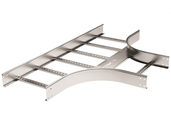 Ответвитель Т 80х500 R900 в компл. с крепежн. элемент. и соед. пластинами гор. оцинк. DKC LIT8905KHDZ