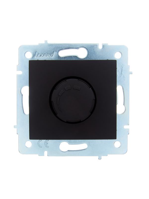 Механизм светорегулятора СП 800Вт ASTI черн. бархат LEZARD 7081-4288-115