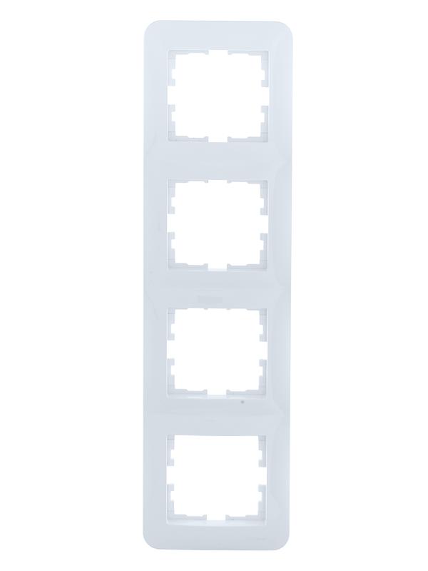 Рамка 4-м ASTI вертикал. бел. LEZARD 7081-0200-154