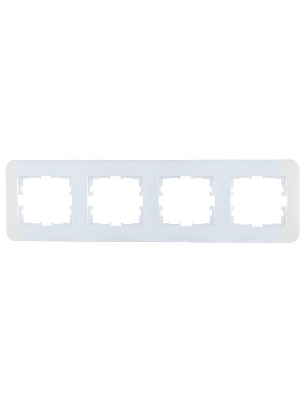 Рамка 4-м ASTI горизонт. бел. LEZARD 7081-0200-149