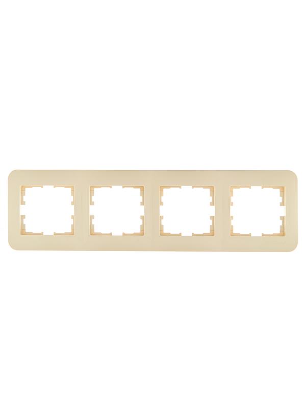 Рамка 4-м ASTI горизонт. крем. LEZARD 7081-0300-149