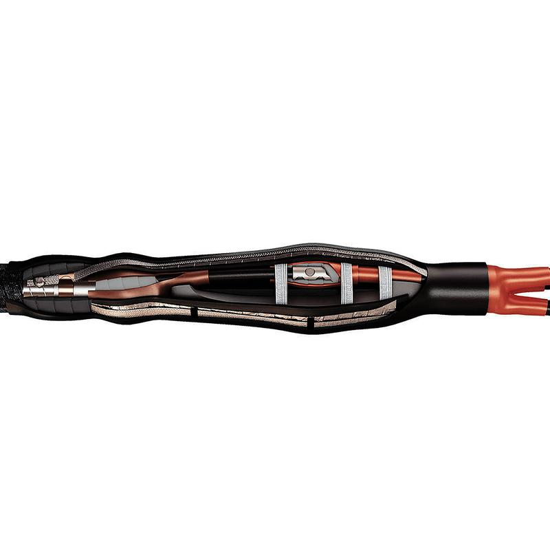 Муфта кабельная соединит. 3ПСтпнг-LS-10-(25-50)б(п)ЭМ УХЛ1.5 3-х жильн.бронир. кабель с полупров. экраном с мед. пров. с изол. из сшитого полиэт. компл.: соединителями со срыв.болт. ПЭМИ PE7-10S3FRG2X-2550pZ