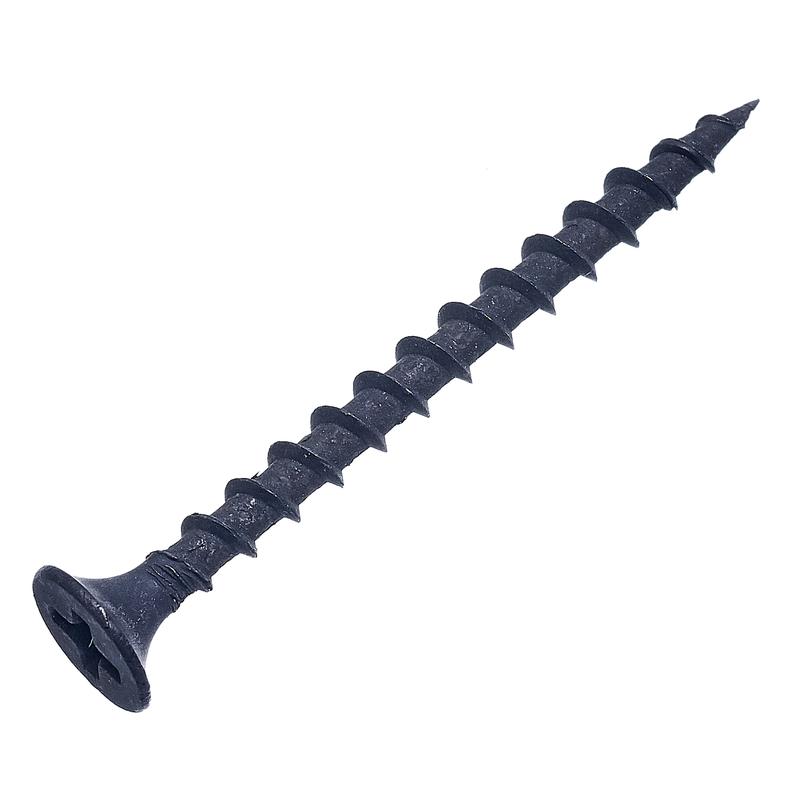 Саморез гипрок-дерево 3.5х51 потай крупн. резьба оксид (уп.18шт) европодвес СТРОЙМЕТИЗ 2010081