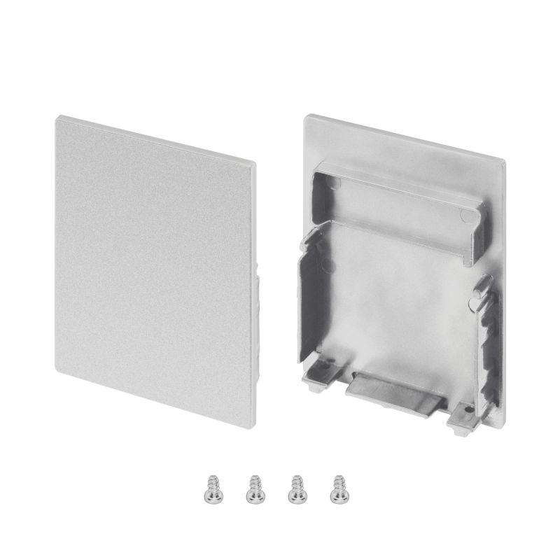 Заглушка SL-LINE-4050-3L-LOW глухая пластик (комплект) Arlight 044674