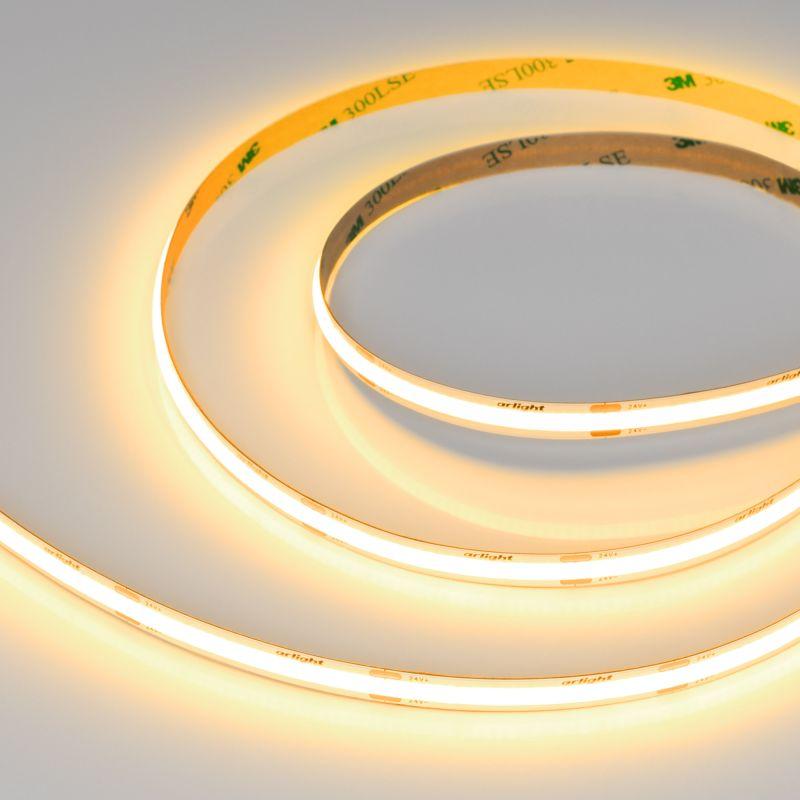 Лента светодиодная COB-X480-8mm 24V Gold 8Вт/м IP20 (уп.5м) Arlight 047746