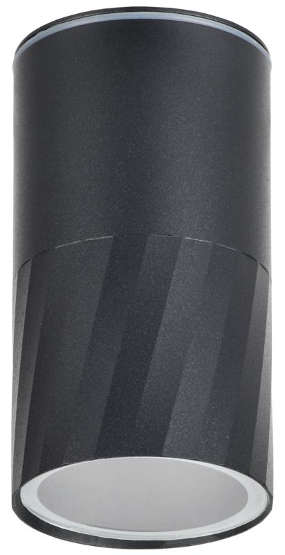 Светильник 5222 GU10 IP65 уличный потолочный черн. IEK LT-UPU0-5222-GU10-1-K02