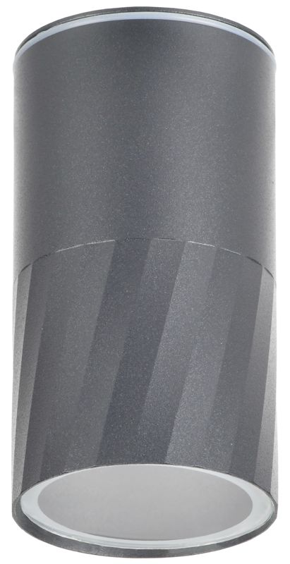 Светильник 5222 GU10 IP65 уличный потолочный сер. IEK LT-UPU0-5222-GU10-1-K03