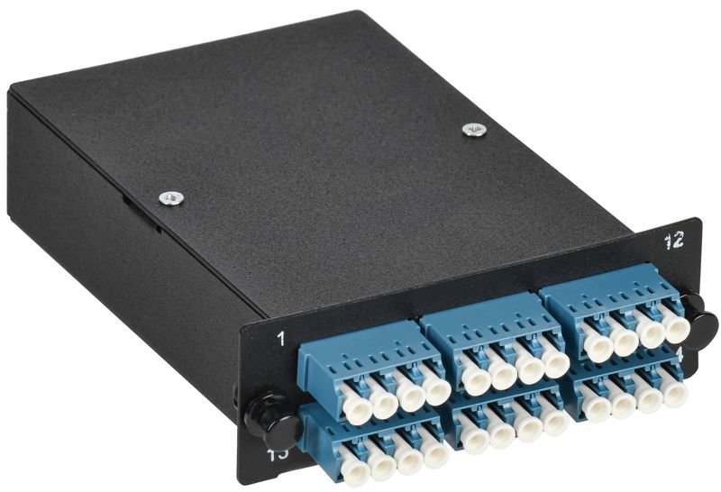 Кассета для кросса ST OS2 MTPf 6хLC-quad (24 ОВ) ITK FCPS-0902-MTPF-024LCQ