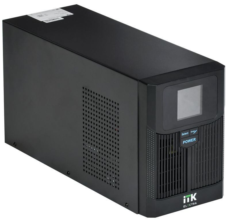 Источник бесперебойного питания ELECTRA LT 1кВА/0.8кВт с АКБ 2х7А.ч USB ITK ELT-1000VA-1-002