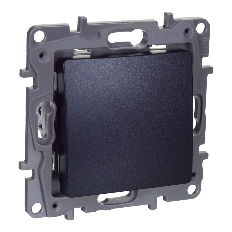 Переключатель перекрестный 1-кл. Etika 250В 10AX винт. зажимы антрацит IEK 672649