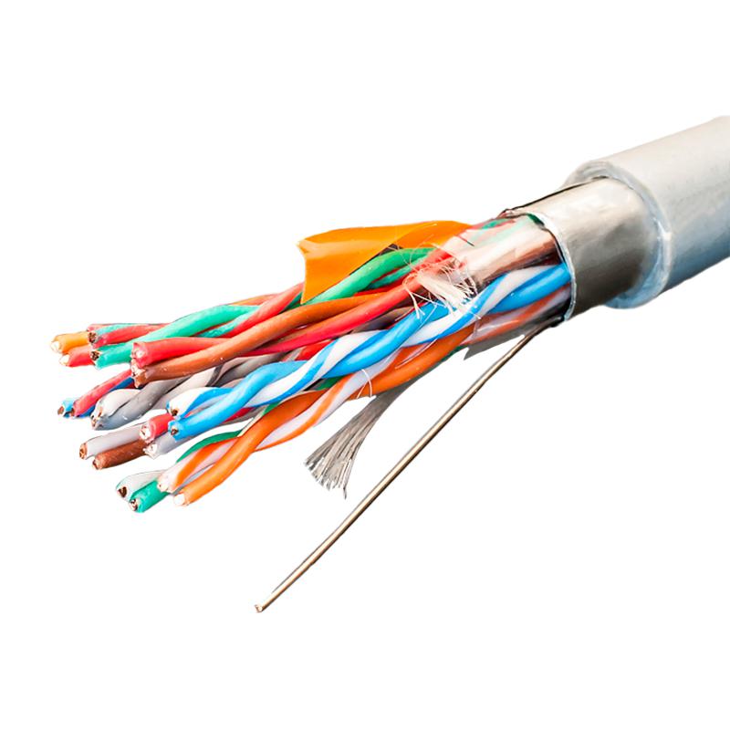 Кабель витая пара FTP кат.5E 10х2хAWG24 solid Cu PVC In Standard (м) SUPRLAN 01-1104-1