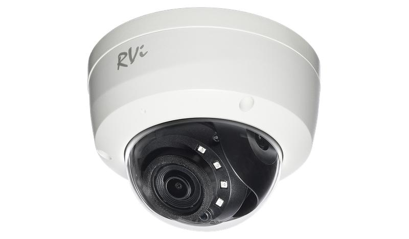 Видеокамера сетевая купольная Rvi RVi-1NCD2024 (4) white