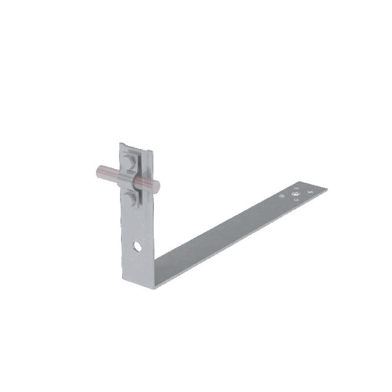 Держатель черепичный болтовой на обрешетку для прутка d5-10мм L380 H=100 CDBO-L380-D5-10 HD КМ MA0480