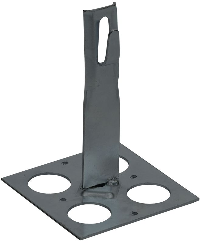 Держатель проводника круглого 6-8мм плоск. кровля H=90мм оцинк. сталь TD IEK ZDP85-13-1-68-90