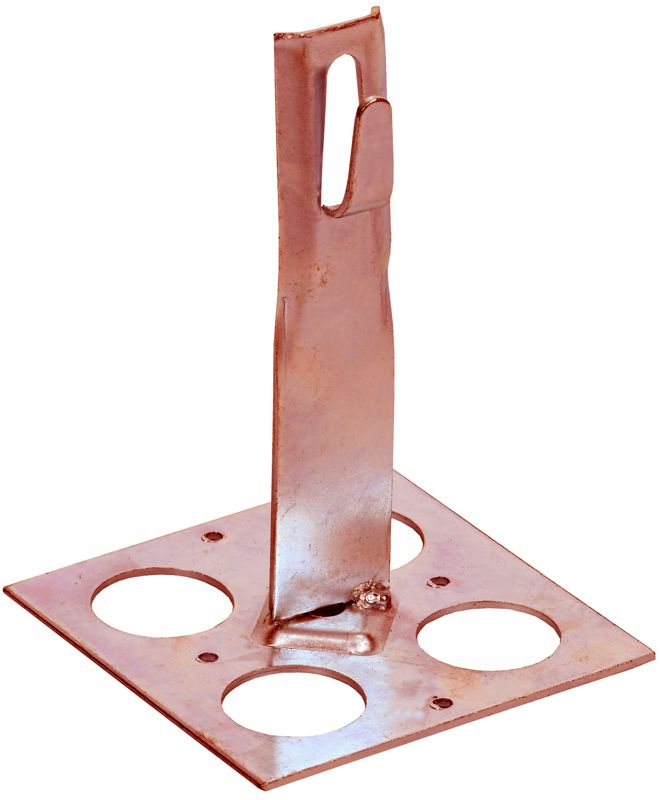 Держатель проводника круглого 6-8мм плоск. кровля H=150мм медь IEK ZDP85-50-1-68-150