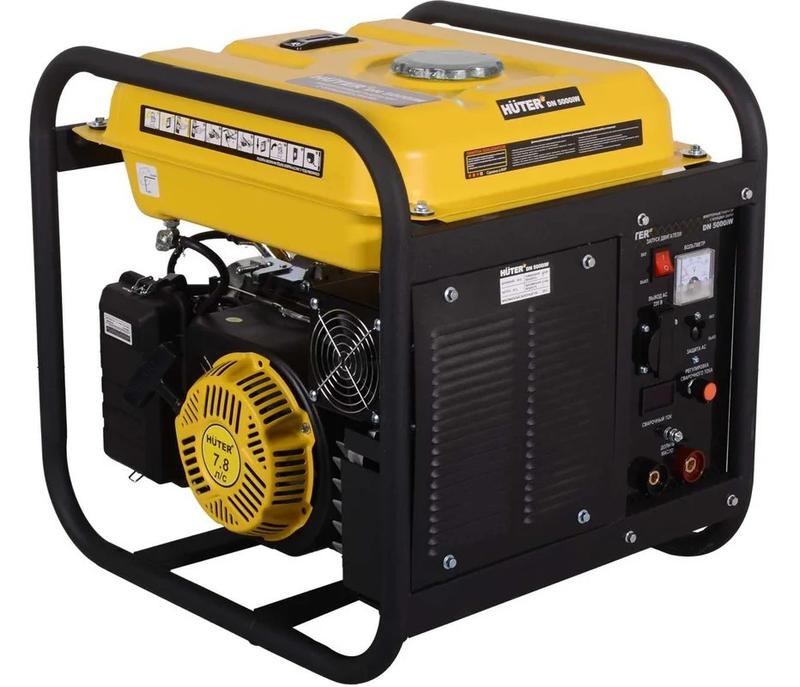 Электрогенератор инверторный DN 5000iW с функцией сварки HUTER 64/1/93
