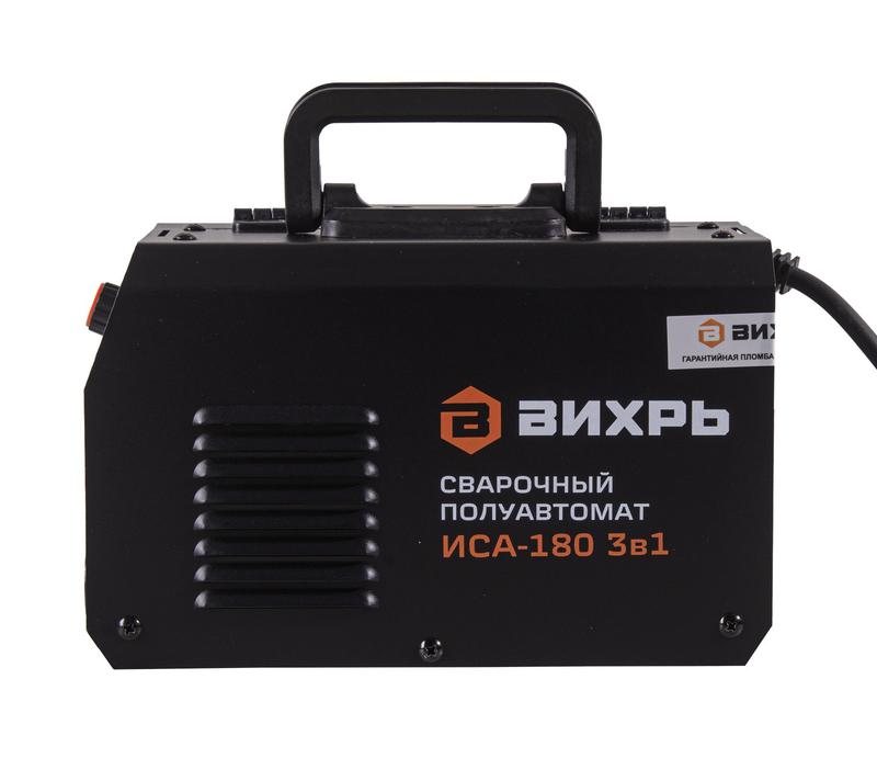 Инвертор сварочный полуавтомат.ИСА-180 3в1 Вихрь 65/187