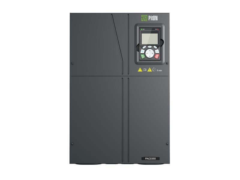 Преобразователь частоты тип PAC0350 Phd 90кВт Ihd 180А Pn 110кВт In 215А 400В IP20 встроенный DC-дроссель PitON PAC0350X180AX3