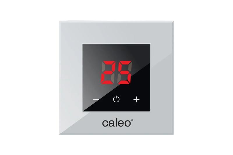 Терморегулятор NOVA встраиваемый цифровой 3.5кВт сереб. CALEO УП-00000355