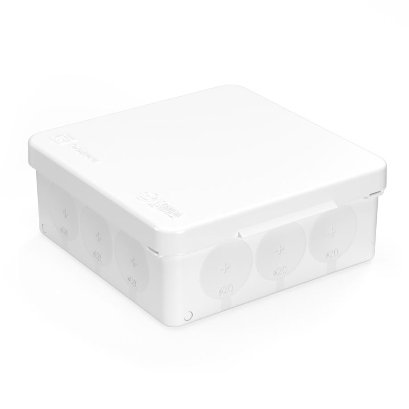 Коробка распределительная 100х100х40 для прямого монтажа двухкомпонентн. безгалоген. Промрукав 60-0303-9003